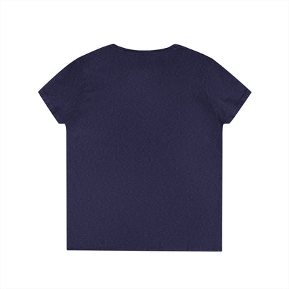 Ladies' V-Neck T-Shirt,Little Hands, Big Love, Perfect for Moms, Gifts, Family Events, Baby Showers, Everyday Wear, Cute Tee, mother's day