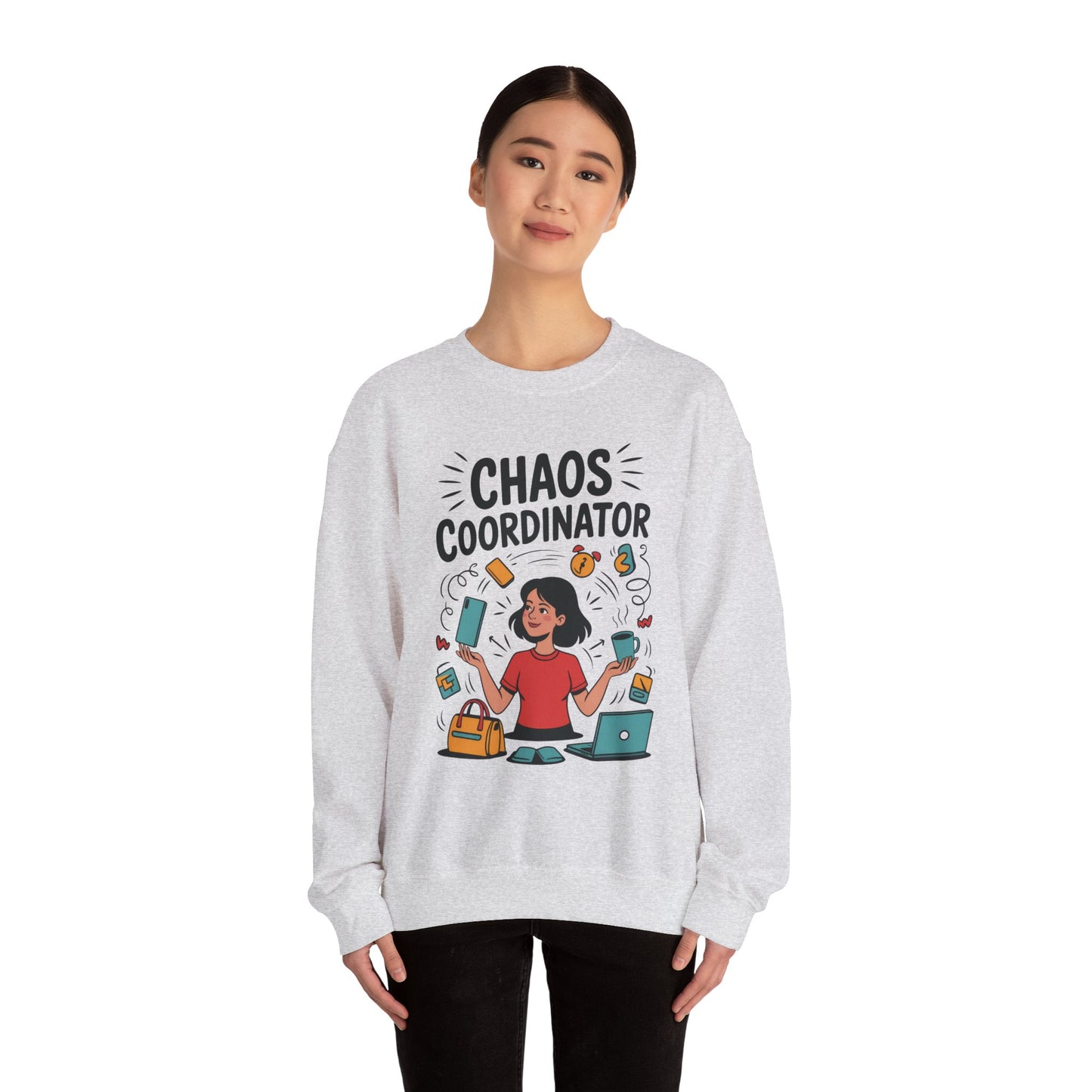 Chaos Coordinator Sweatshirt, Funny Mom Life Sweatshirt ,Gift for Busy Moms, Multitasking Mom Gift, Mom Life Sweatshirt, Mother's Day Gift