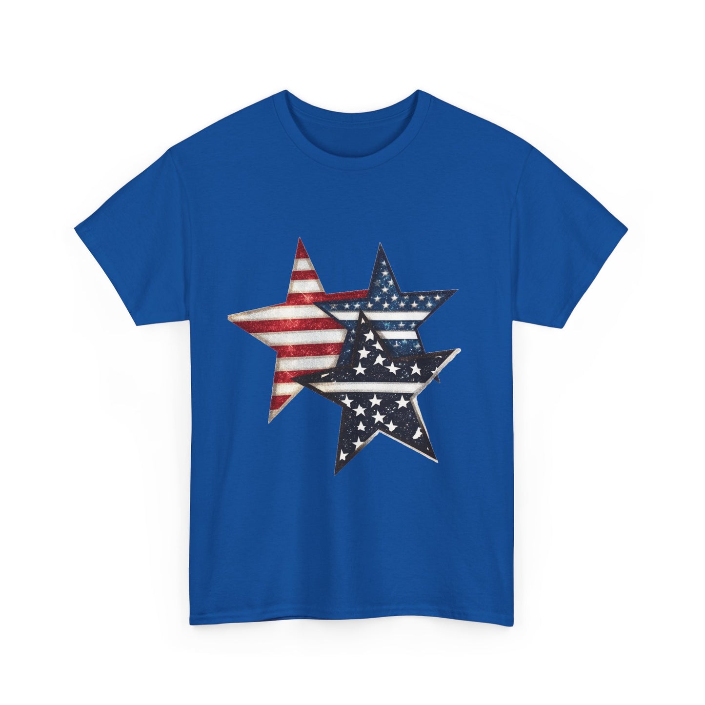 Patriotic Star Unisex Tee, USA Pride T-Shirt, Independence Day Outfit, All-American Style Shirt, Gift for Veterans, 4th of July Celebration