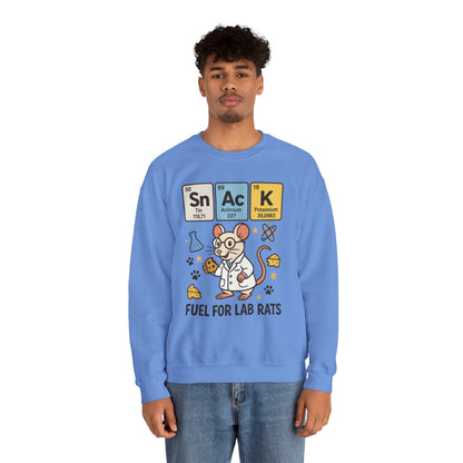 Lab Rat Science Sweatshirt, Science Crewneck, Funny Gift for Teachers, Chemistry Sweatshirt, Cute Lab Rat Design, Perfect for Birthdays