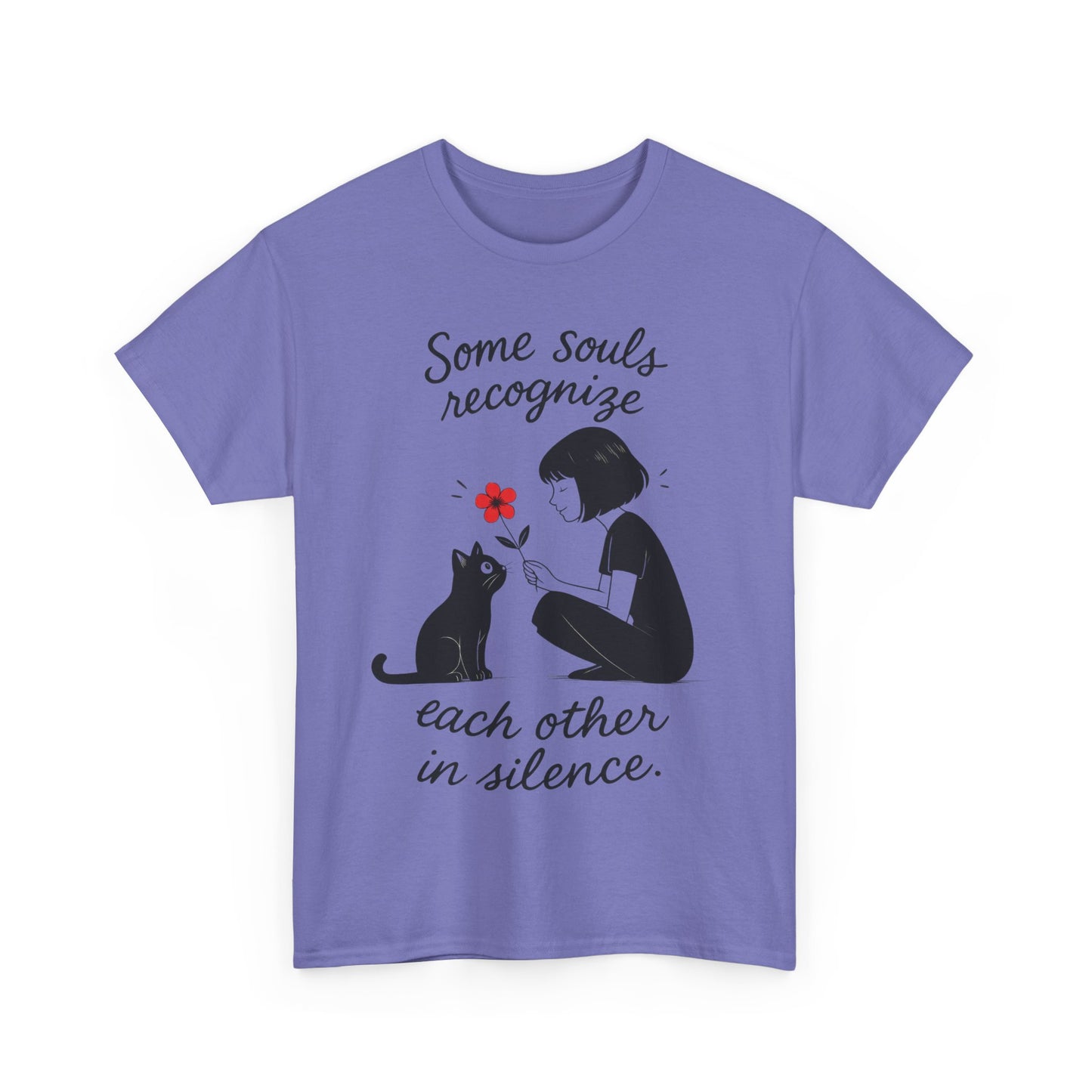 Cat Lover's Heavy Cotton Tee, Cute Cat Shirt, Pet Owner Gift, Animal Lover Apparel, Birthday Gift for Her, Women's Cotton T-Shirt, Cat Lover