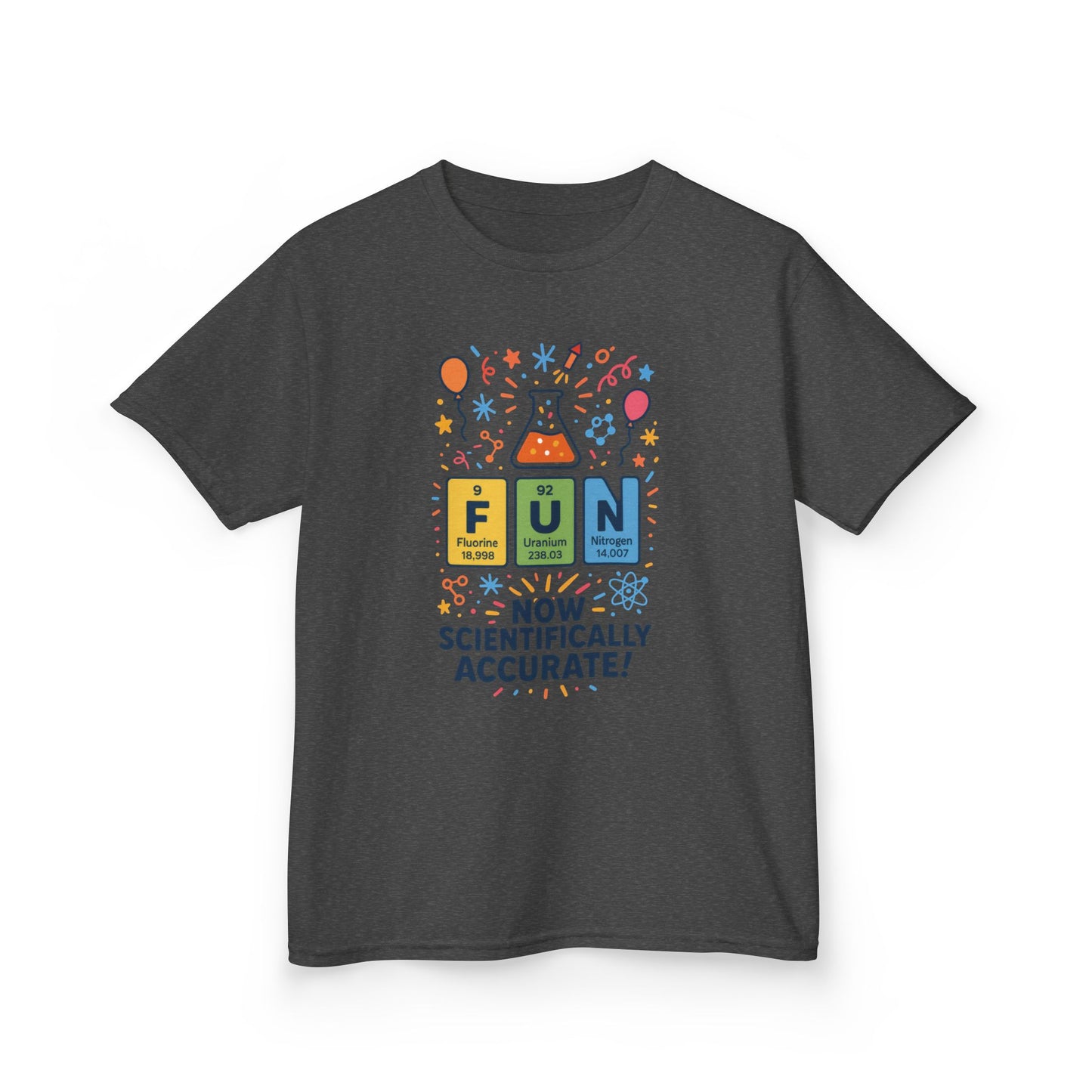 Fun Science Unisex Heavy Cotton Tee, Perfect for STEM Lovers, Gift for Science Teachers, Educational Shirt, Periodic Table Tee,Nerdy Shirt