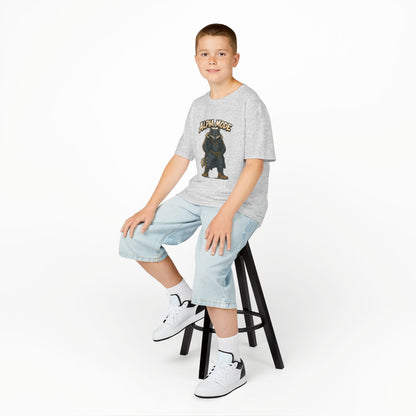 Alpha Mode Teen Wolf Shirt, Cool Youth Graphic Tee, Hip Hop Savage Wolf Tee, Graphic Kids Tee, Alpha Teen Streetwear, Wolf Gift for Teens
