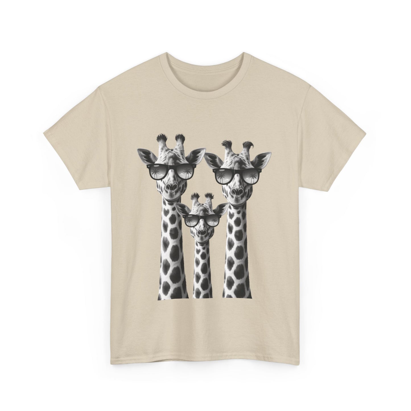 Cool Giraffes Unisex Tee, Fun Gift for Animal Lovers, Nature Enthusiasts, Safari Wildlife Lover Shirt