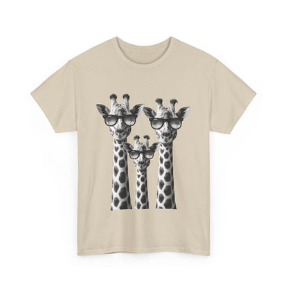 Cool Giraffes Unisex Tee, Fun Gift for Animal Lovers, Nature Enthusiasts, Safari Wildlife Lover Shirt