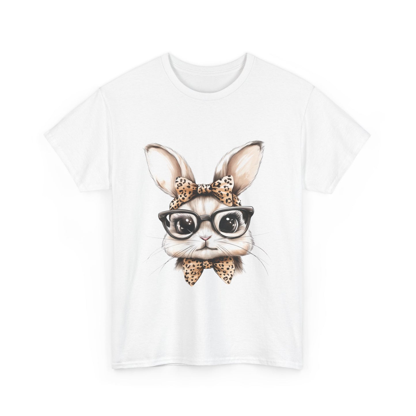 Cool Bunny Sunglasses Tee, Cute Rabbit Shirt, Animal Lover Gift, Spring Fashion, Unisex Graphic T-Shirt