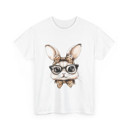 Cool Bunny Sunglasses Tee, Cute Rabbit Shirt, Animal Lover Gift, Spring Fashion, Unisex Graphic T-Shirt
