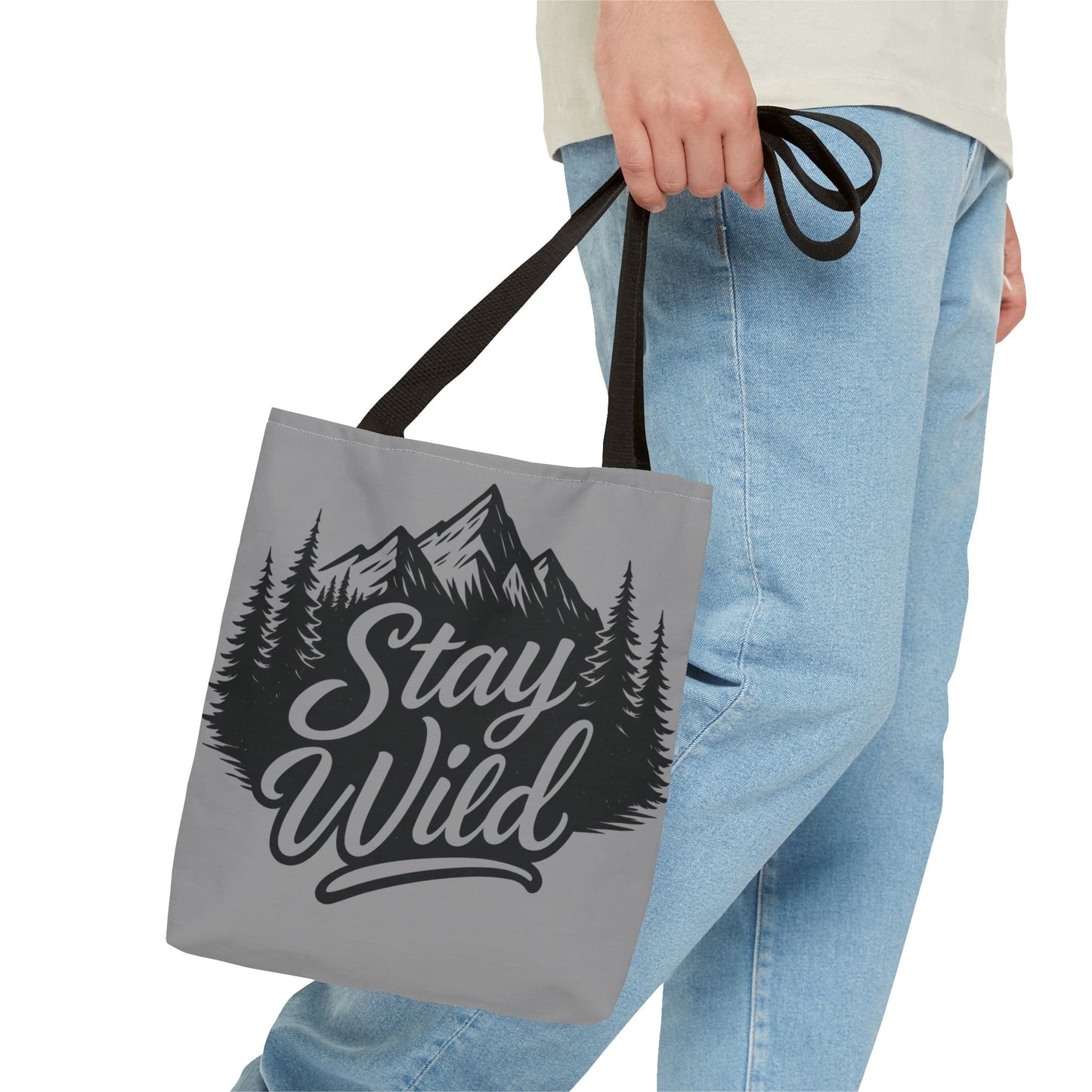Stay Wild Tote Bag | Eco-friendly Shopping Bag, Adventure Tote, Outdoor Enthusiast Gift, Stylish Carryall, Perfect for Summer Adventures