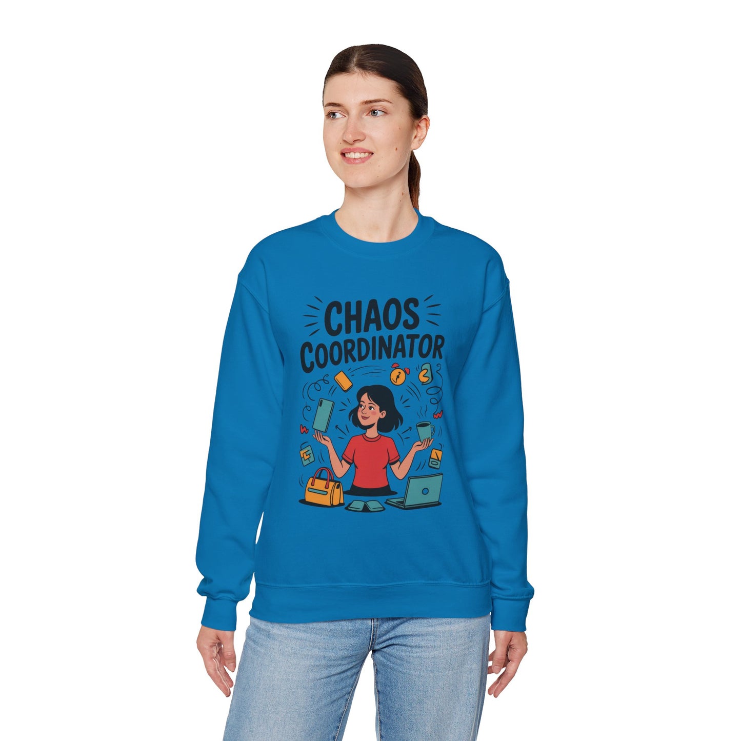 Chaos Coordinator Sweatshirt, Funny Mom Life Sweatshirt ,Gift for Busy Moms, Multitasking Mom Gift, Mom Life Sweatshirt, Mother's Day Gift
