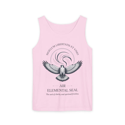 Air Elemental Seal Tank Top, Clarity & Spiritual Freedom Symbol Tee, Unisex Elemental Shirt, Vision Totem Gift, Spiritual Gift