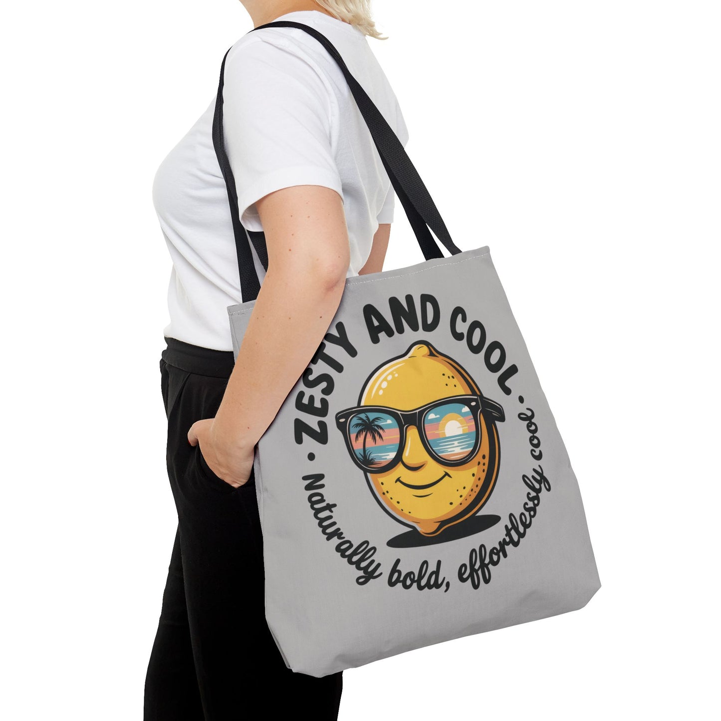 Zesty Lemon Tote Bag - Fun & Bold Carry-All for Everyday Use, Summer, Beach Days, Gifts, Eco-Friendly Shopping, Large Tote Bag