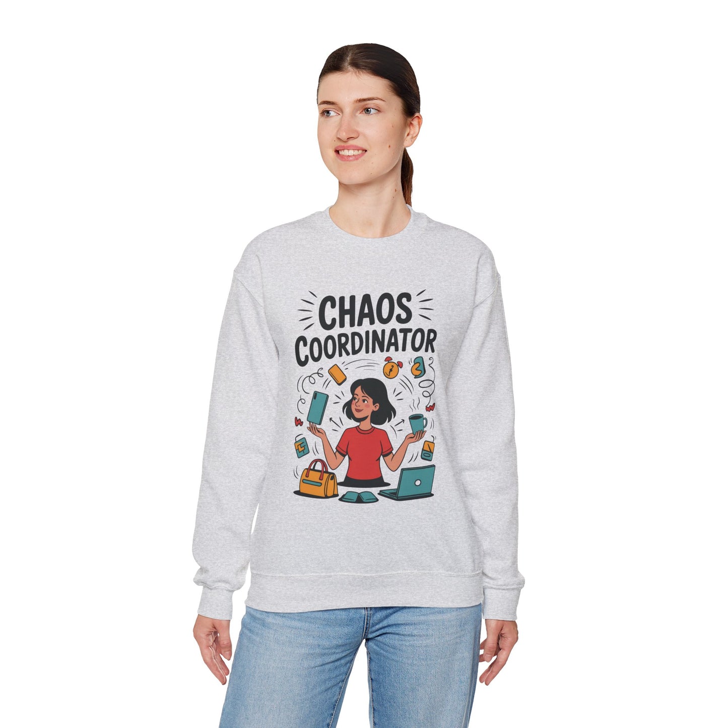 Chaos Coordinator Sweatshirt, Funny Mom Life Sweatshirt ,Gift for Busy Moms, Multitasking Mom Gift, Mom Life Sweatshirt, Mother's Day Gift