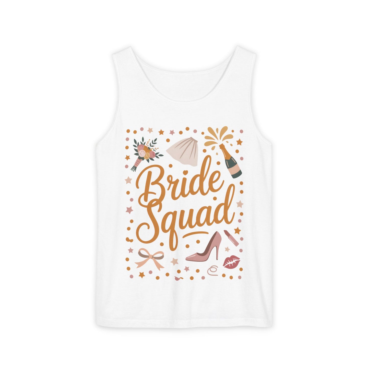 Bride Squad  Tank Top, Bachelorette Party T-Shirt, Bridesmaid Wedding Tee, Hen Party Matching Shirts, Bridal Shower, Gift for Bridesmaids