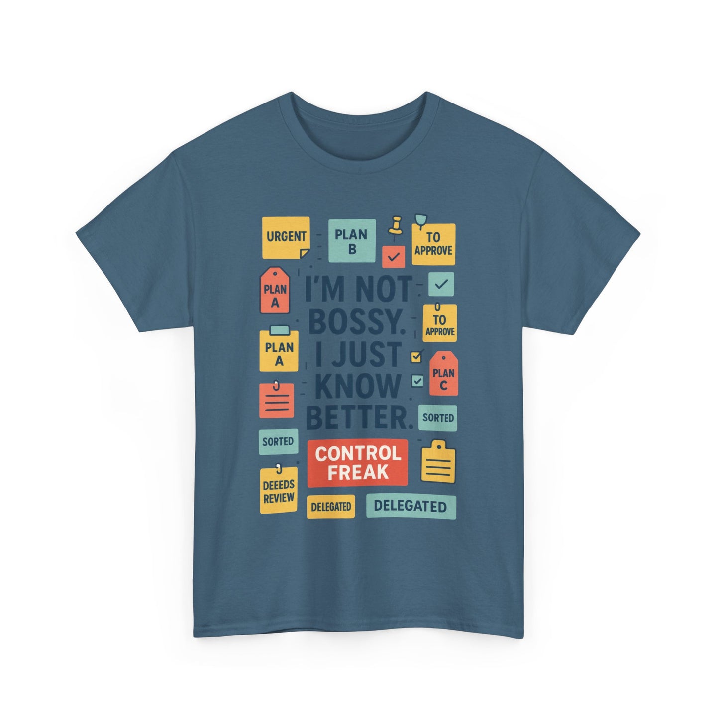 Funny Men's Control Freak T-Shirt, Perfect for Bossy Friends, Gift for Leaders, Fun Office Humor, Sarcastic Productivity Tee for Him