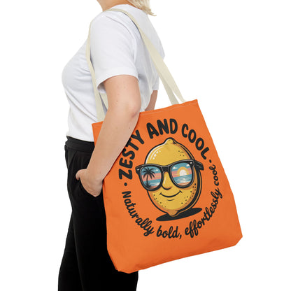Zesty Lemon Tote Bag - Fun & Bold Carry-All for Everyday Use, Summer, Beach Days, Gifts, Eco-Friendly Shopping, Large Tote Bag
