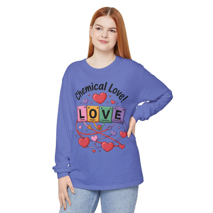 Chemical Love Long Sleeve T-Shirt Women's, Perfect Gift for Science Lovers, Valentine's Day, Chemistry Enthusiasts, Casual Wear, Cute [...]