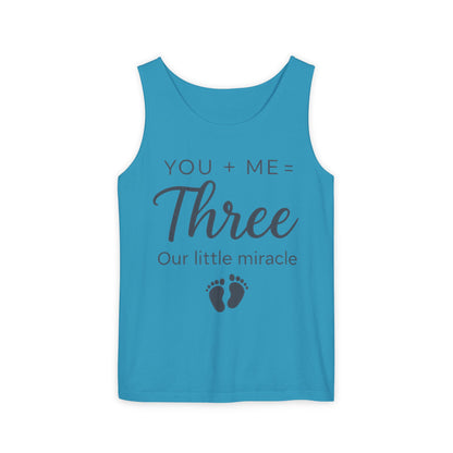 Maternity Tank Top, Cute Pregnancy Announcement Tank, Our Little Miracle Expecting Mom Gift, Baby Reveal Tee, Baby Showers Gift