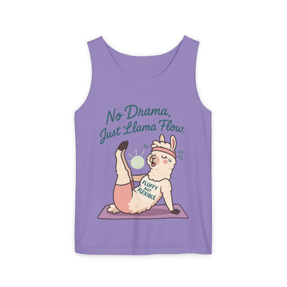 Llama Yoga Tank Top, Funny Yoga Llama Tank for Women, Gift for Yogis, Fun Yoga T-Shirt for Animal Lovers, Funny Workout Top, Summer Wear