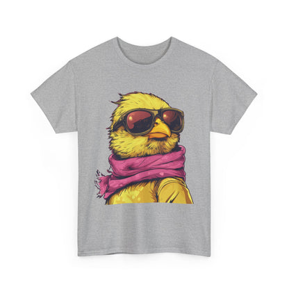 Chic Cool Chick T-Shirt, Unisex Heavy Tee, Funny Animal Tee, Trend Chick Graphic T-Shirt Gift