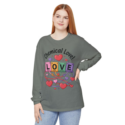 Chemical Love Long Sleeve T-Shirt Women's, Perfect Gift for Science Lovers, Valentine's Day, Chemistry Enthusiasts, Casual Wear, Cute [...]