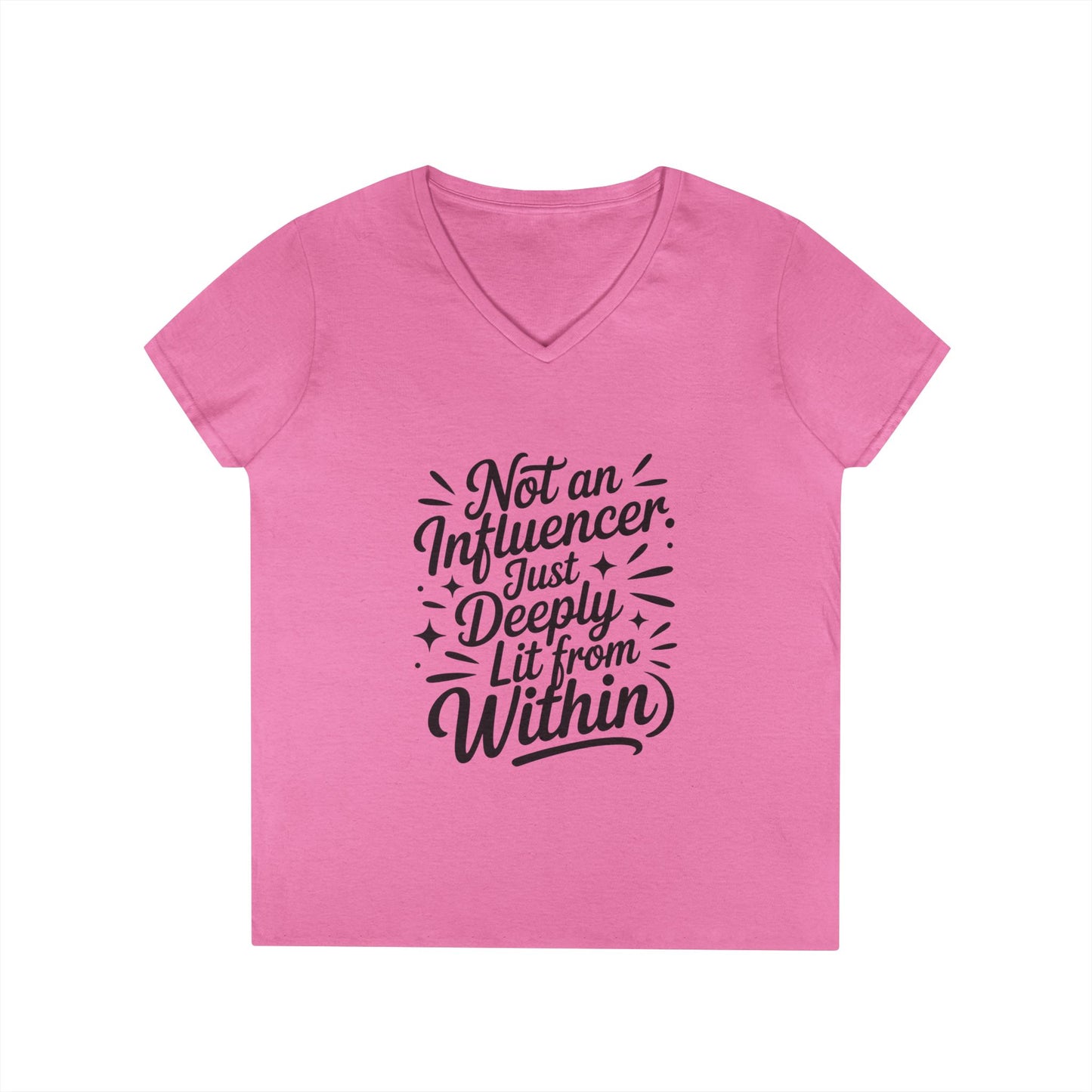 Funny Womens V-Neck Top, Sarcastic Tee, influencer tee, instagram girl tee, witty girl shirt, tiktok fashion, Gym Shirt, Summer Top