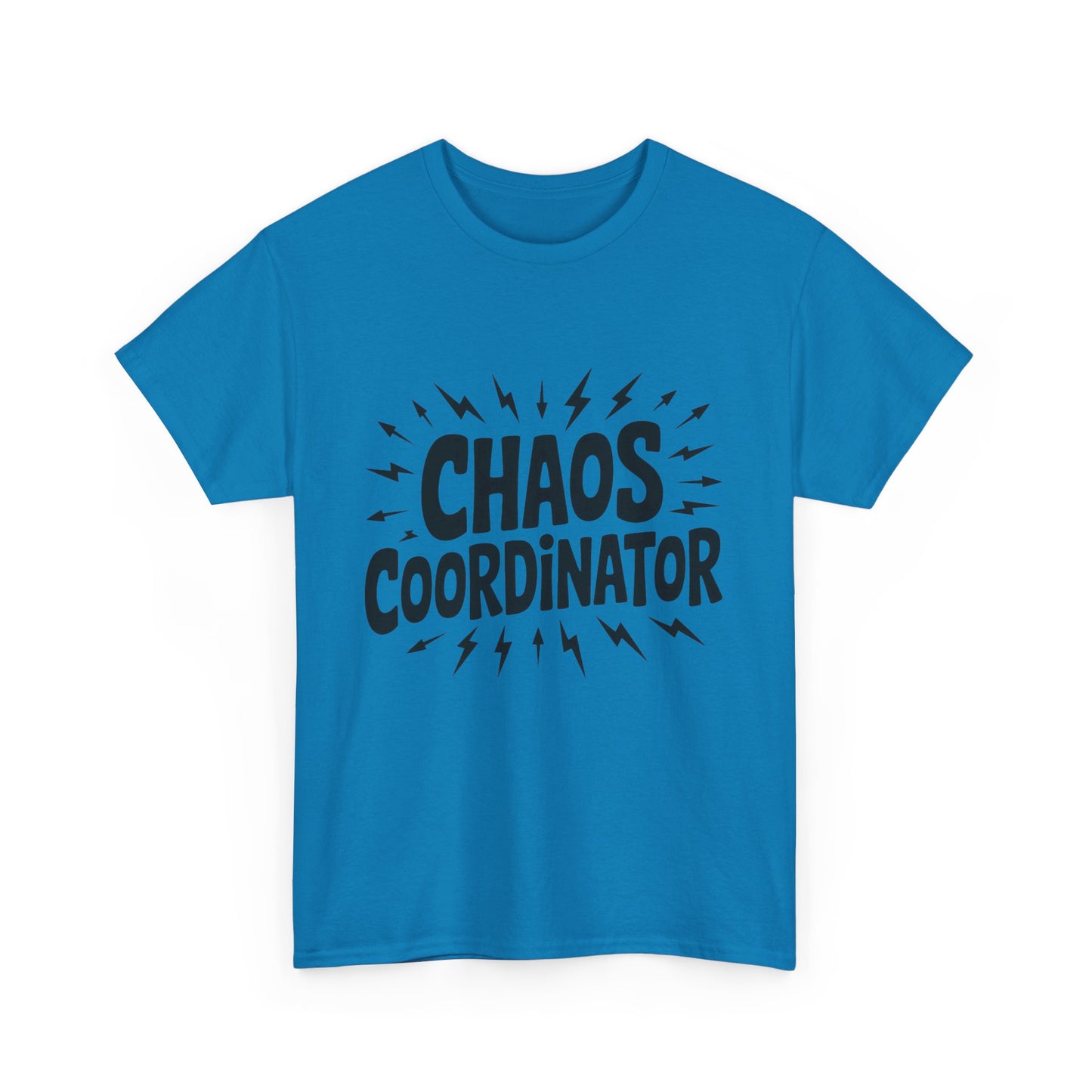 Chaos Coordinator Unisex Heavy Cotton Tee, Funny Graphic T-Shirt, Gift for Moms, Mom Life Graphic Tee, Mother's Day T-Shirt