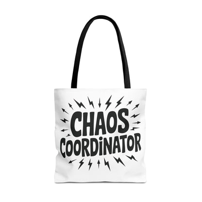 Chaos Coordinator Tote Bag, Fun Carryall for Busy Moms, Students, or Event Planners, Perfect Gift, Beach Weekender Bag,  Large Tote Bag