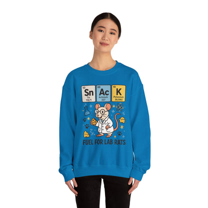 Lab Rat Science Sweatshirt, Science Crewneck, Funny Gift for Teachers, Chemistry Sweatshirt, Cute Lab Rat Design, Perfect for Birthdays