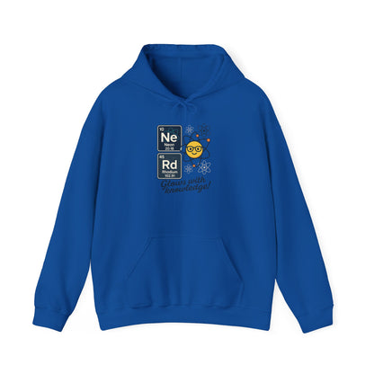 Nerd Hoodie for Women, Science Sweatshirt, Periodic Table Hoodie, STEM Gift for Her, Geek Gift, Science Lover Gift, College Student Clothing