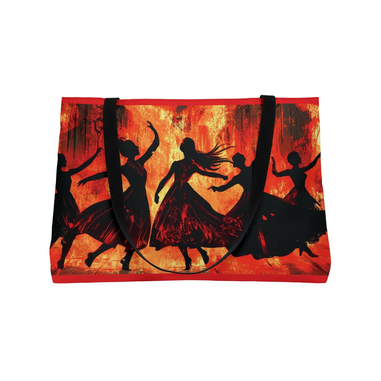 Vibrant Dance Weekender Tote Bag | Stylish Beach Bag, Travel Tote, Summer Fashion, Gift for Dancers, Gym Bag