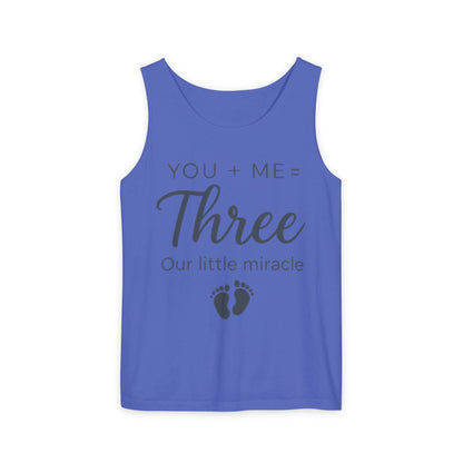 Maternity Tank Top, Cute Pregnancy Announcement Tank, Our Little Miracle Expecting Mom Gift, Baby Reveal Tee, Baby Showers Gift