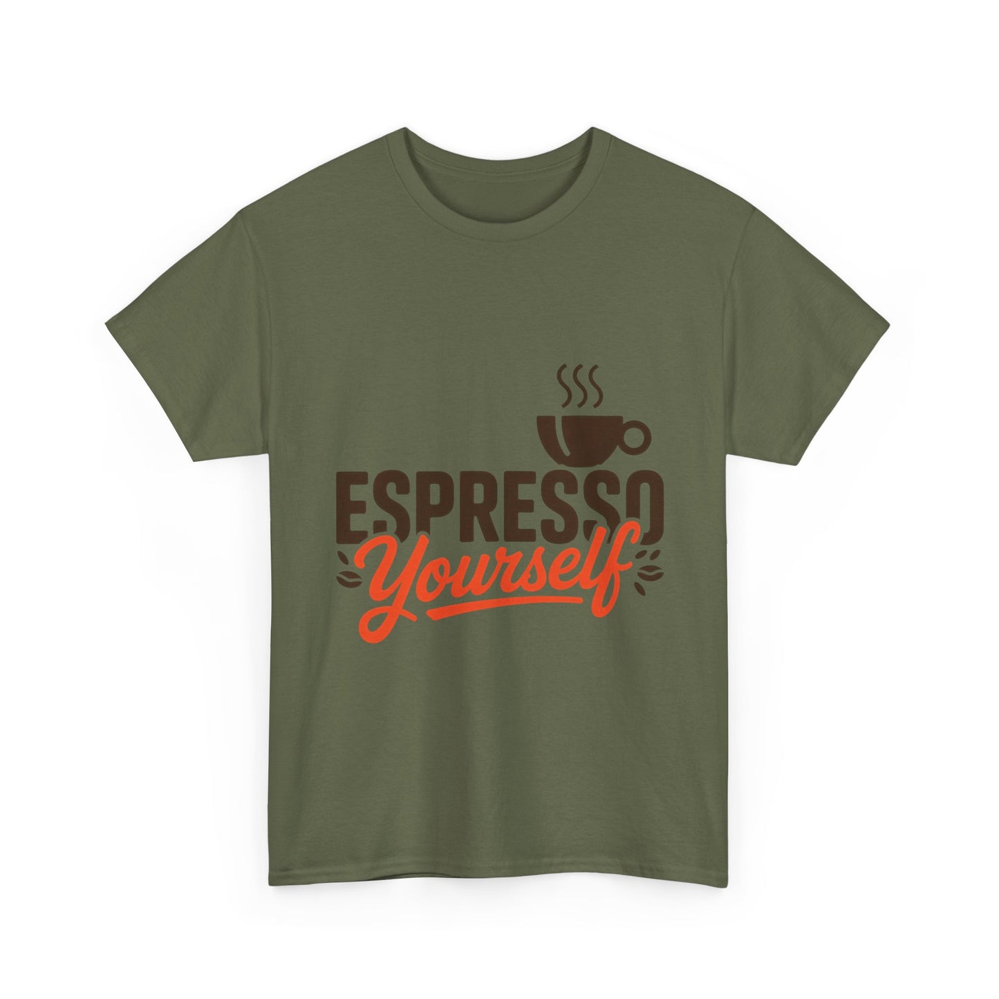 Espresso Yourself Mens T-Shirt, Funny Coffee Graphic Tee, Coffee Tee, Coffee Humor