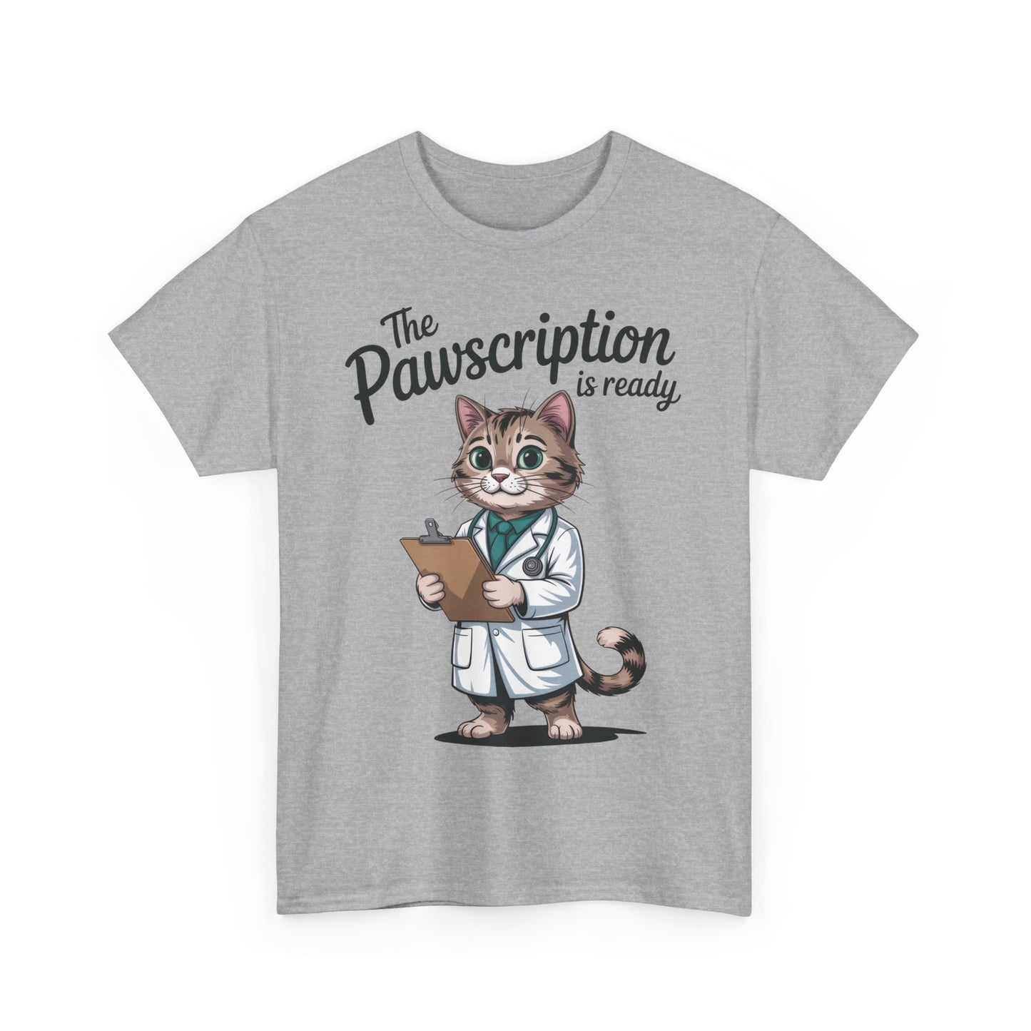 Funny Doctor Cat Tee, Unisex Tee, Veterinary Gift, Medical Student and Medical Workers Gift, Animal Doctor Graphic Tee, Cat Lover Apparel