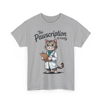 Funny Doctor Cat Tee, Unisex Tee, Veterinary Gift, Medical Student and Medical Workers Gift, Animal Doctor Graphic Tee, Cat Lover Apparel