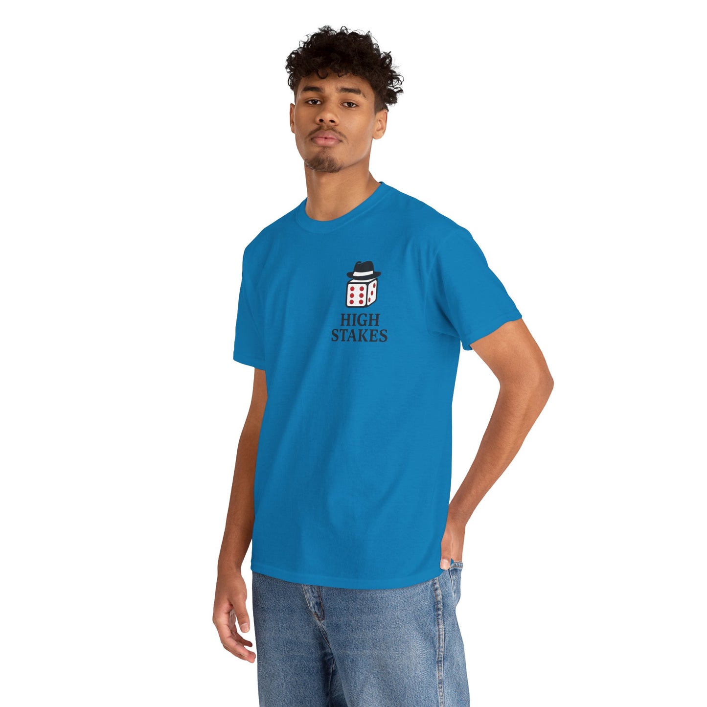 Mens Front Back print tee, Gambling Shirt, Casino Style Tee, Poker Lover Gift, Gaming Apparel, Slot Machine Graphic, Gambling Gift