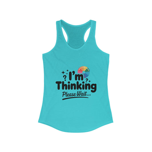 Funny Womens Tank Top, Beach Day Shirt, Vacation Apparel, Thoughtful Gift, Geeky Gift for Introverts, Programmers, Designers, Fun Humor Tee