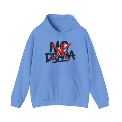 No Drama Mens Hoodie, Cozy Hoodie, Everyday Wear, Gift for Friend, Casual Fashion, Relaxed Vibes
