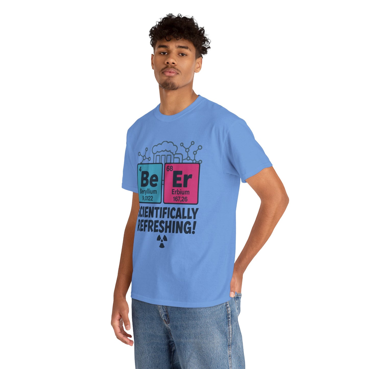 Mens Beer Science T-Shirt, Periodic Table Tee, Nerd Shirt for Him, Science Gift Tee, Chemistry Shirt, Science Lover Apparel, STEM Outfit