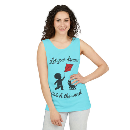 Dream-Catching Tank Top - Lightweight, Womens, Inspirational Graphic Tee, Summer Wear, Perfect Gift for Kids & Families