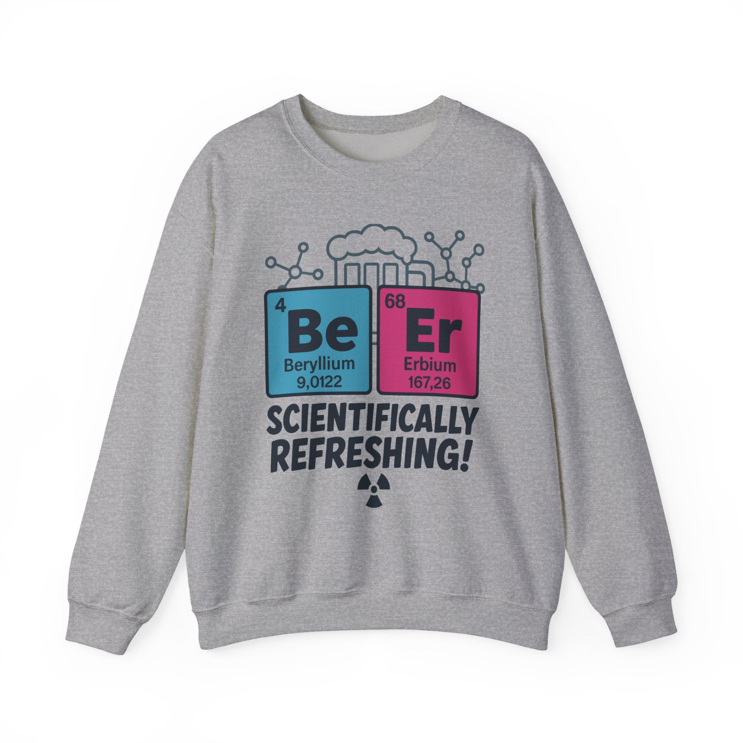 Scientifically Refreshing Beer Mens Sweatshirt, Gift for Beer Lovers, Science-Inspired Apparel, Perfect for Parties and Gatherings