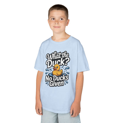 Funny Teen Duck Shirt, Kids Humor Tee, What The Duck Meme Tee, No Ducks Given Youth Tee, Sarcastic Rubber Duck Shirt, Cool Gift For Teens