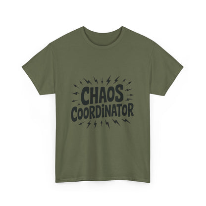 Chaos Coordinator Heavy Cotton Men's Tee, Fun T-Shirt, Gift for Organizers, Humor Tee, Men's Casual Wear