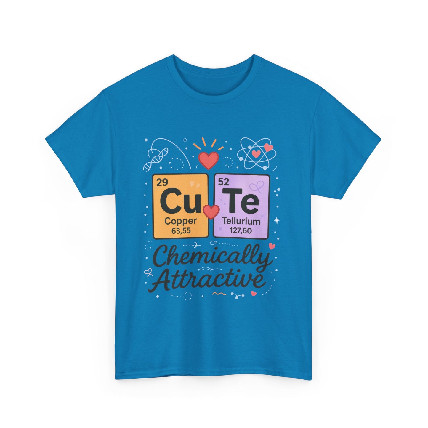 Cute Science T-Shirt for Women, Chemically Attractive Periodic Table Tee, Funny Nerdy Gift for Her, Chemistry Lover Gift, Science Apparel