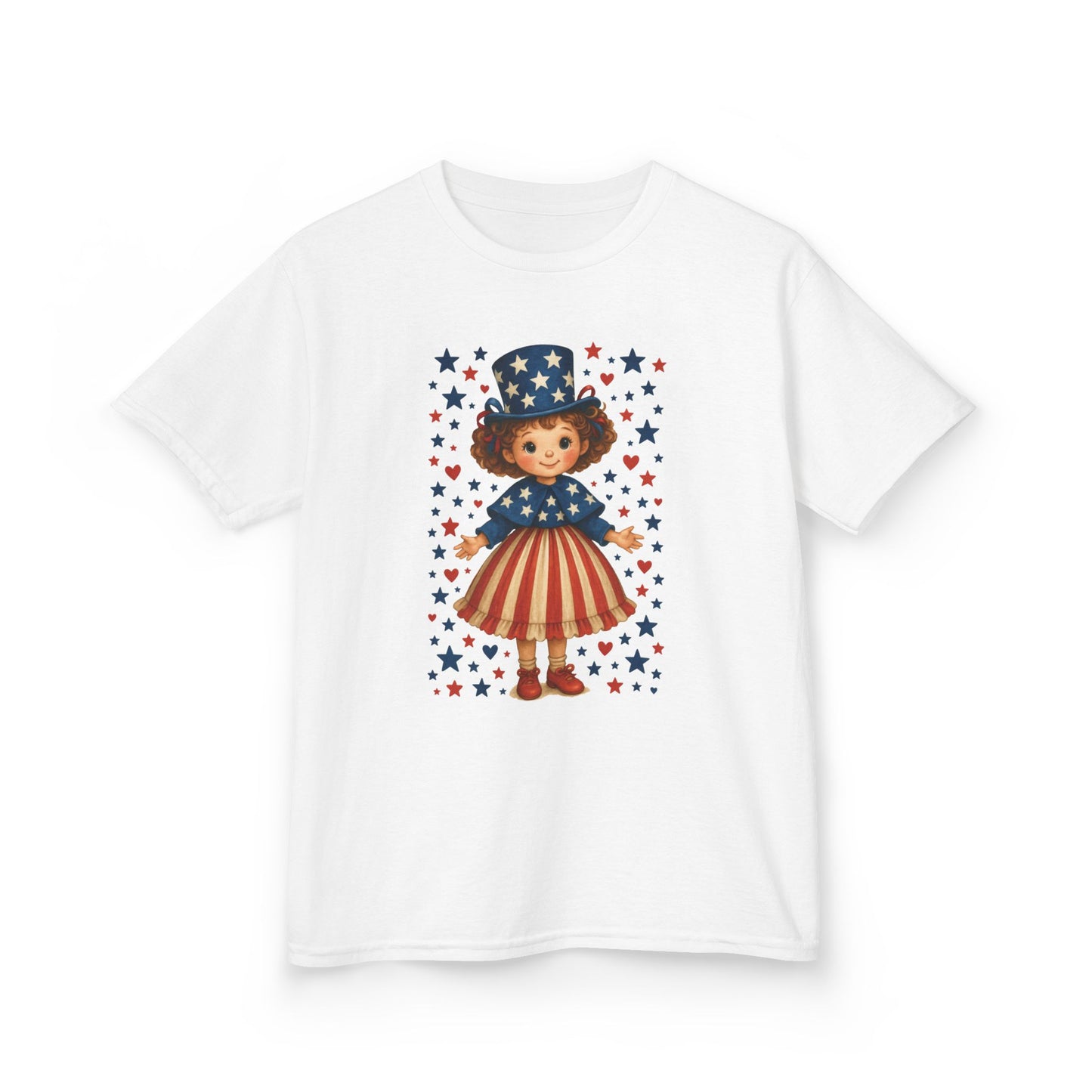 Patriotic Kids Tee, Independence Day, 4th of July, Memorial Day, Kids Party, Casual Wear