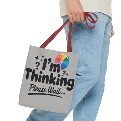 Whimsical Thinking Tote Bag, Funny Gift, Carry-All for Daily Use, Ideal for Birthdays and Graduations, Work or School Tote for Women and Men
