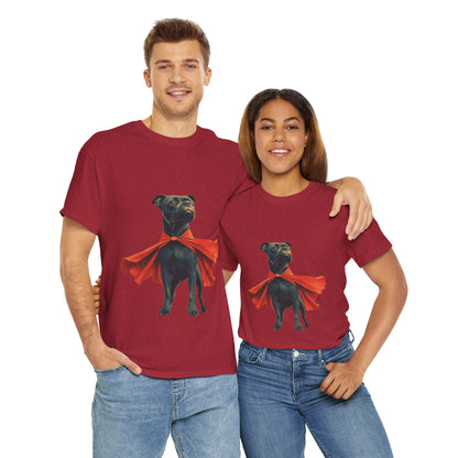 Superhero Dog Tee - Playful Pet Shirt, Gift for Dog Lovers, Fun Casual Wear, Perfect for Birthdays