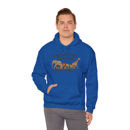 Spirit of the Wild Lion Mens Hoodie - Vacation Mode Funny Jungle King Graphic Pullover for Men, Wildlife Lovers Gift, Cozy Nature Hoodie