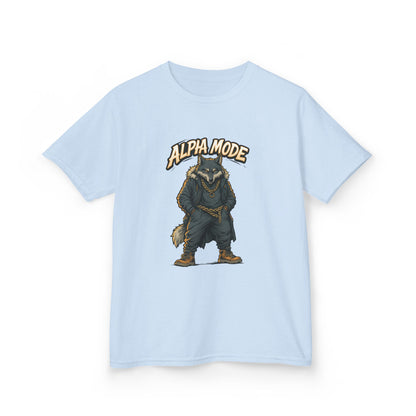 Alpha Mode Teen Wolf Shirt, Cool Youth Graphic Tee, Hip Hop Savage Wolf Tee, Graphic Kids Tee, Alpha Teen Streetwear, Wolf Gift for Teens