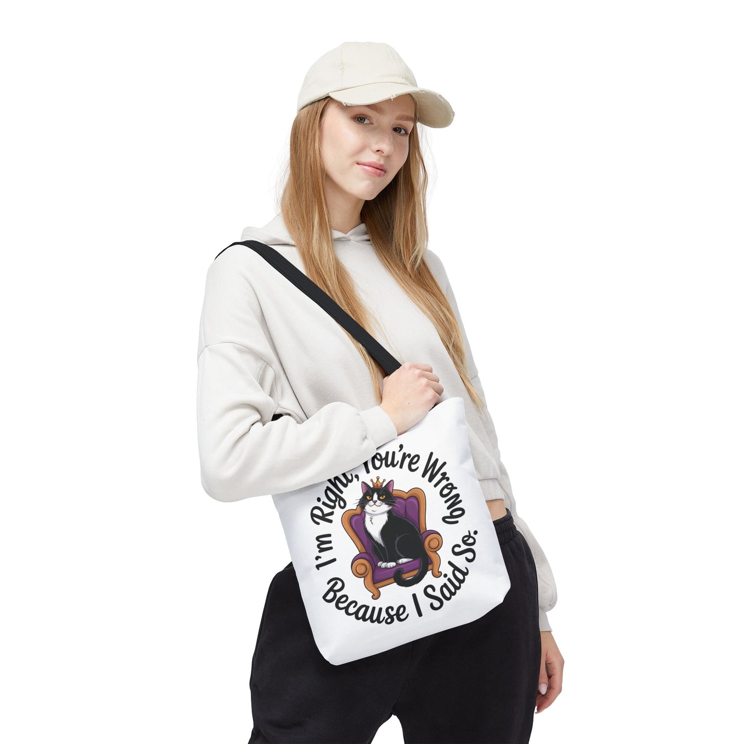 Funny Cat Tote Bag, Pet Lover Gift, Cat-Themed Shopper, Birthday Gift, Cute Animal Tote, Oversized Beach Bag