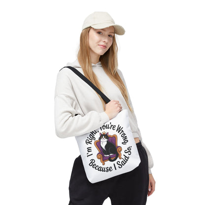 Funny Cat Tote Bag, Pet Lover Gift, Cat-Themed Shopper, Birthday Gift, Cute Animal Tote, Oversized Beach Bag